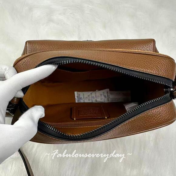 Coach Warner Crossbody Bag In Signature Suede Colorblock CCG08 - Picture 8 of 9